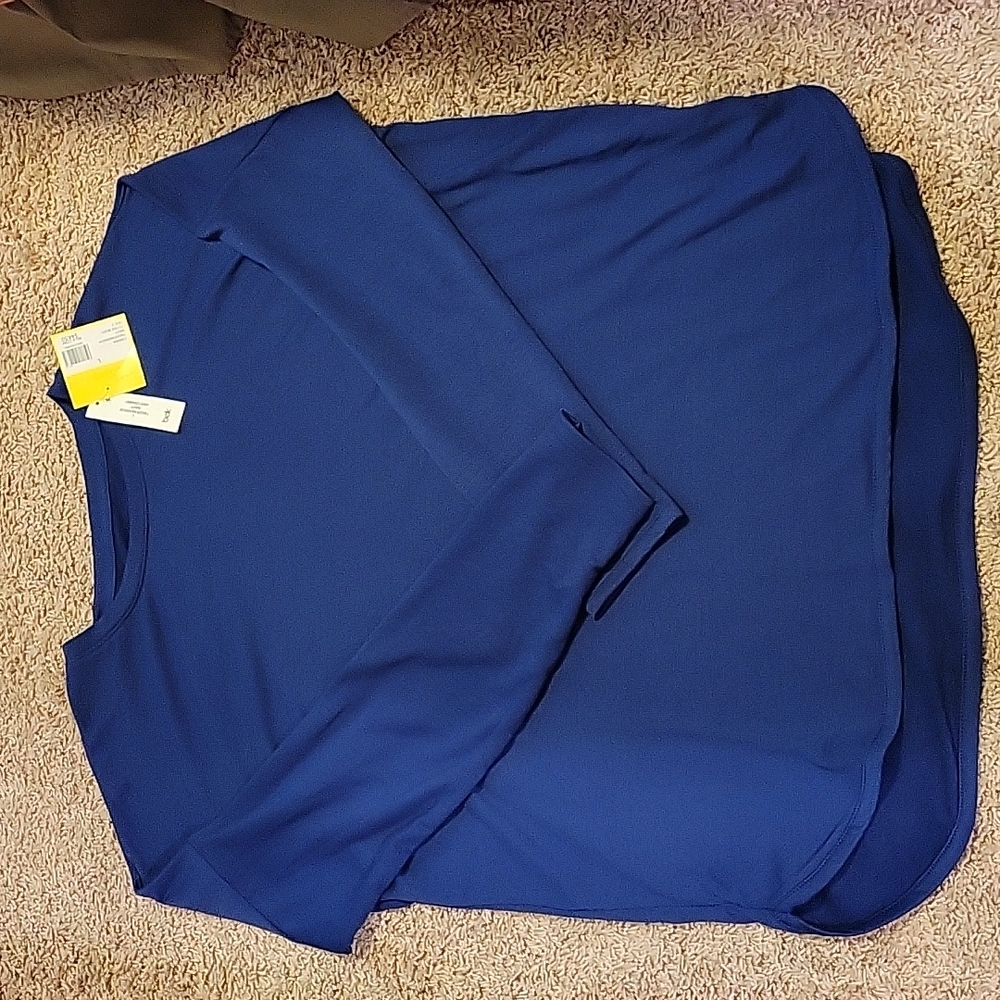 Cabana by Crown and Ivy Navy Tunic NWT